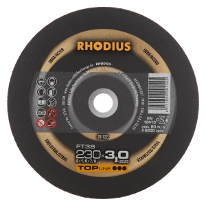 Rhodius FT38 Metall Trennscheibe | Ø230 mm - 3 mm -  22.23 mm | gerade