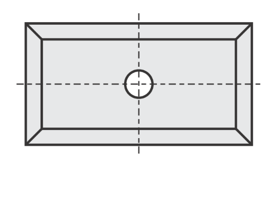 Standard Wendeschneideplatte mit Länge: 10 Breite: 12 Tiefe: 1.5 Winkel: 35 Qualität: HC05