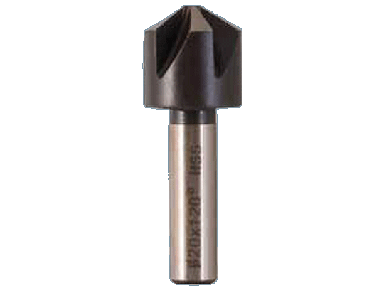 Kegelsenker DIN 347 A 120 Grad HSS - Kopf: 16 mm Schaft: 10
