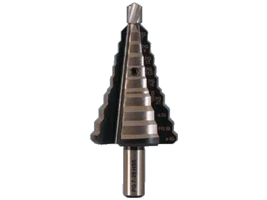 Stufenbohrer HSS - PG 7 - PG 29 - 10 Stufen