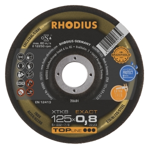 Rhodius XT8 Exact Trennscheibe | Ø125 mm - 0.8 mm -  22.23 mm | gekroepft