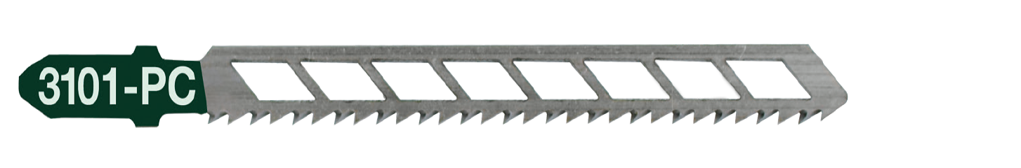100x MPS 3101-PC Stichsägeblatt Länge 100/75 mm