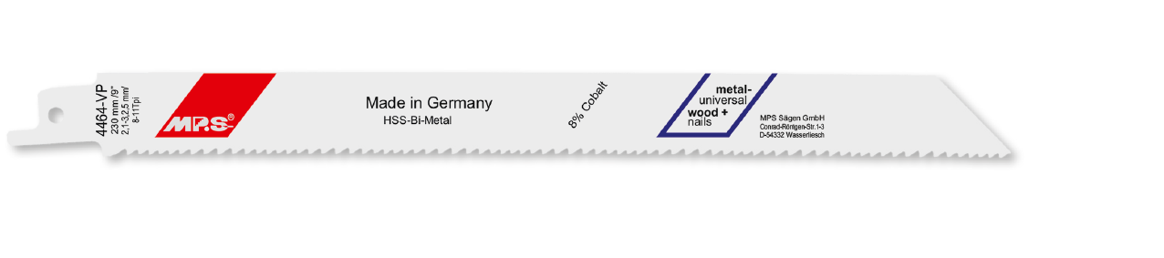 5x MPS Säbelsägeblatt Länge 230 mm