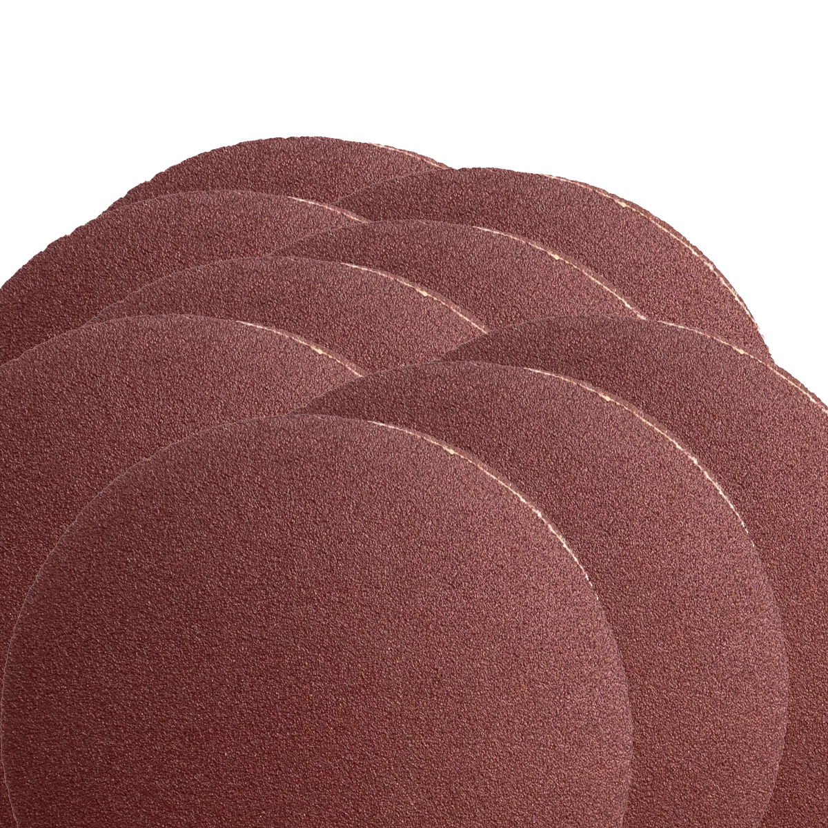 Schleifpads sortiert: 3 x 60, 3 x 120, 3 x 180 und 3 x 240 Körnung