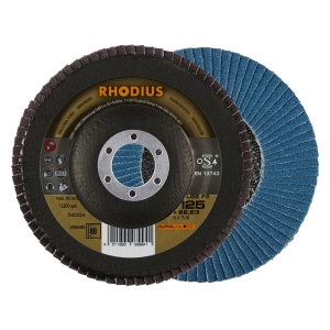 10x Rhodius LGZ F2 Fächerschleifscheibe Korn:60 Ø125mm