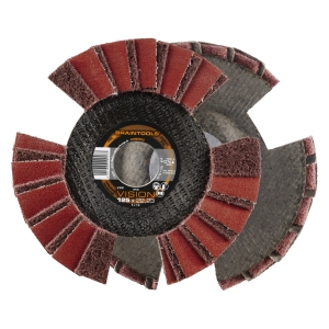 10x Rhodius VSK Vision Fächerschleifscheibe Korn: Ø125mm