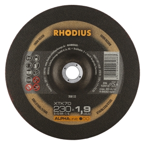 Rhodius XT70 Trennscheibe | Ø230 mm - 1.9 mm -  22.23 mm | gekroepft