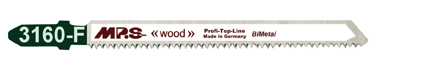 5x MPS 3160-F Stichsägeblatt Länge 100/75 mm