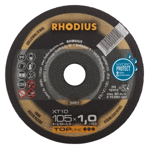 Rhodius XT10 Trennscheibe | Ø105 mm - 1 mm -  16 mm | gerade