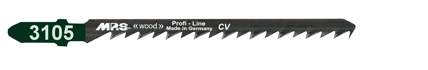 100x MPS 3105 Stichsägeblatt Länge 100/75 mm
