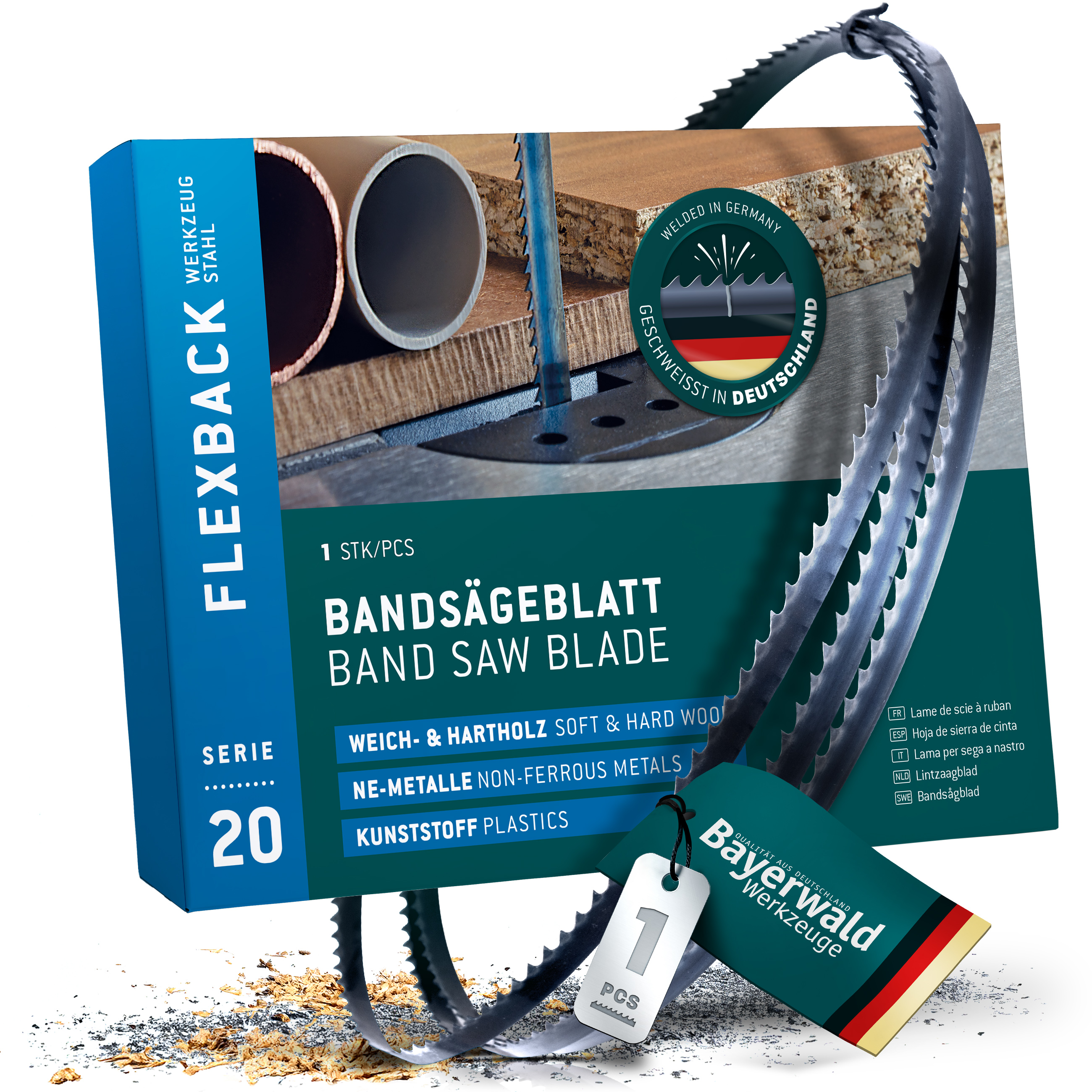 Bayerwald Holz Bandsägeblatt  2750 x 25 x 0.5 x 4 ZpZ