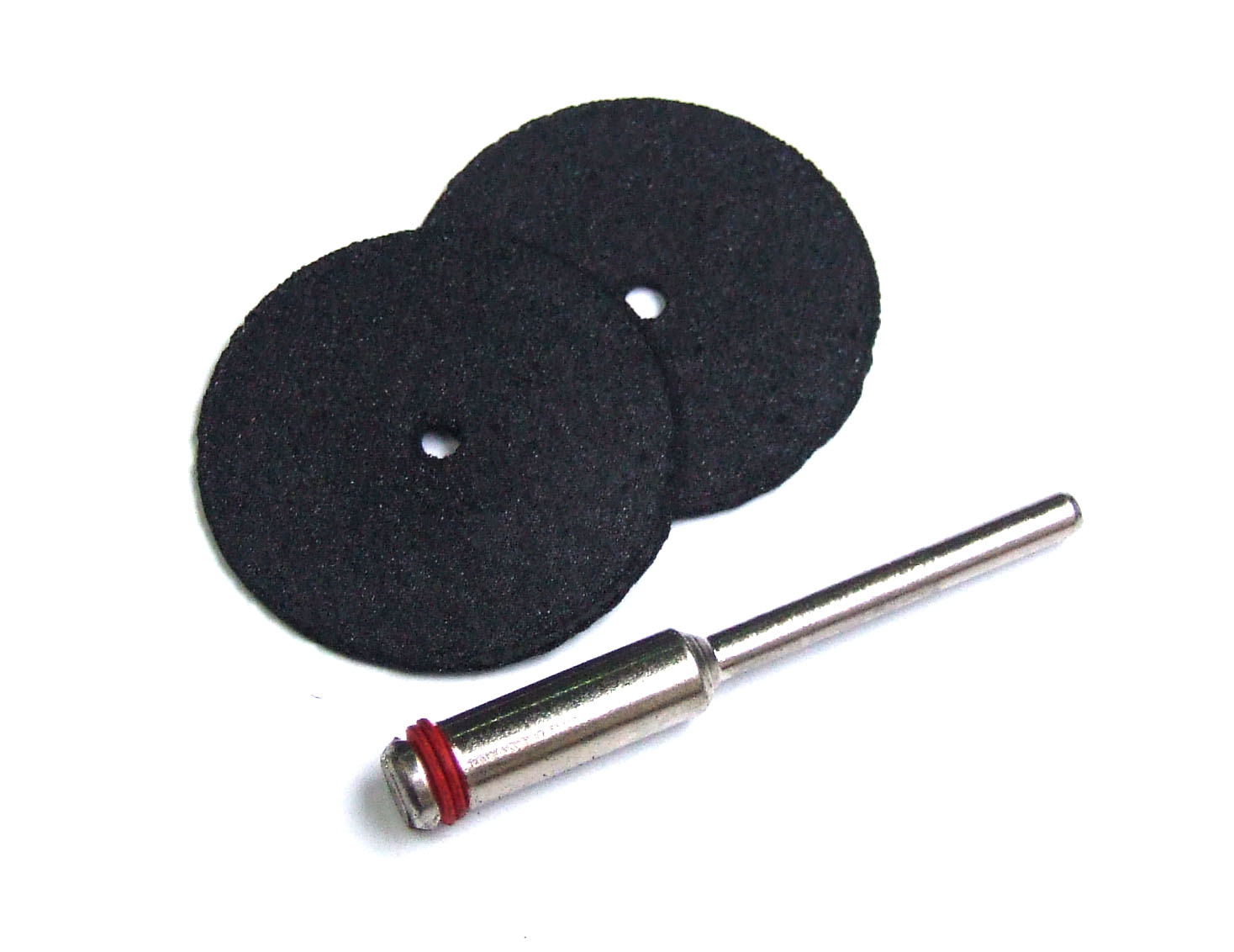 2x Silizium Karbid Trennscheiben mit Aufnahme für Dremel