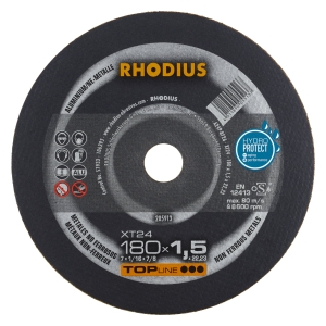 Rhodius XT24 Metall Trennscheibe | Ø180 mm - 1.5 mm -  22.23 mm | gerade