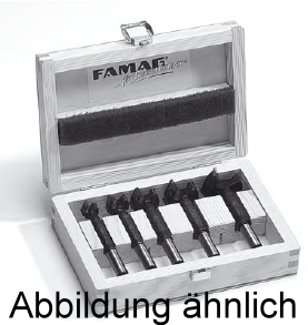 Kunstbohrer Sortiment 10 tlg. Ø 10-40 mm