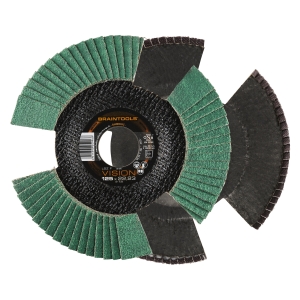 10x Rhodius VISION COOL Fächerschleifscheibe Korn:60 Ø125mm