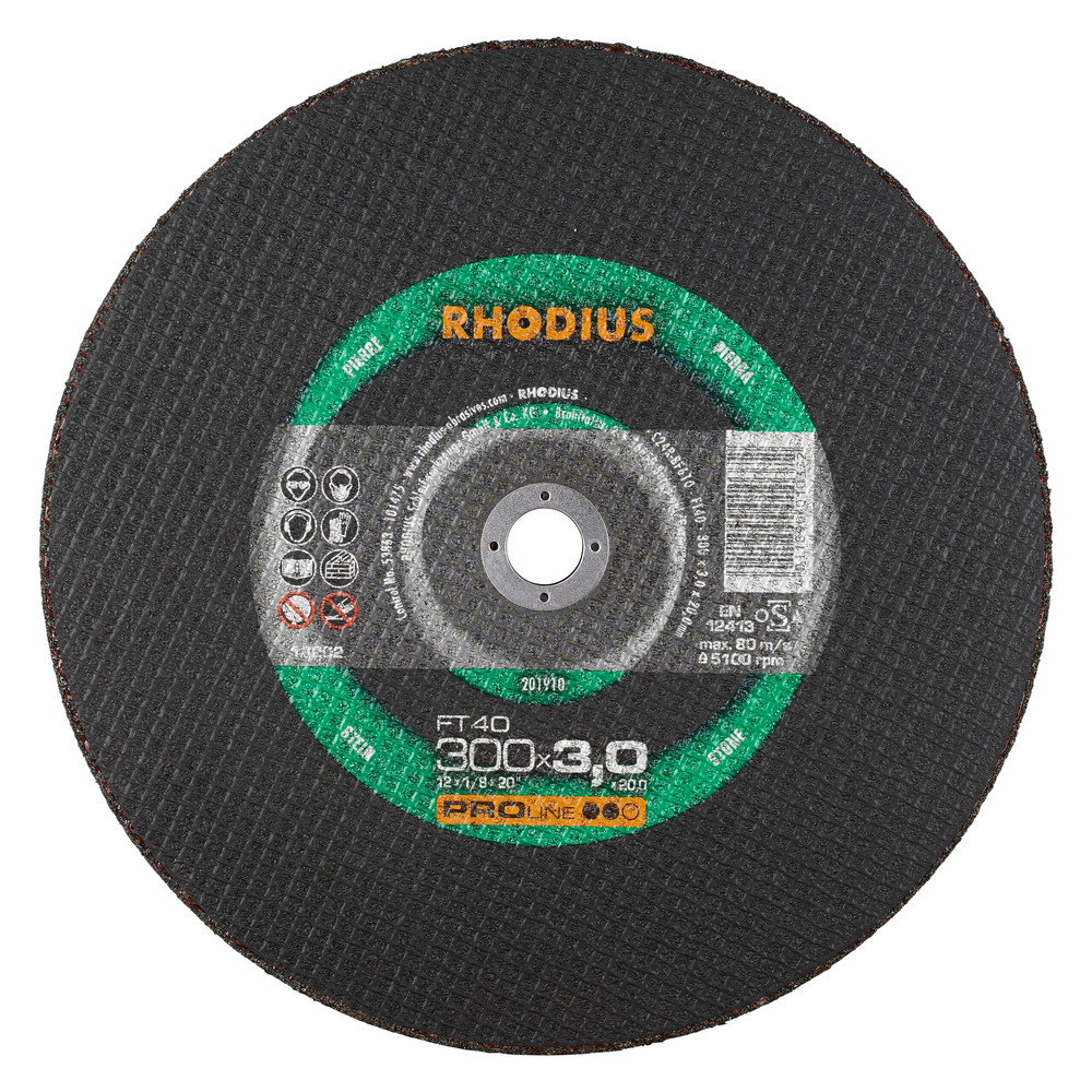 Rhodius FT40 Metall Trennscheibe | Ø400 mm - 4 mm -  25.4 mm | gerade