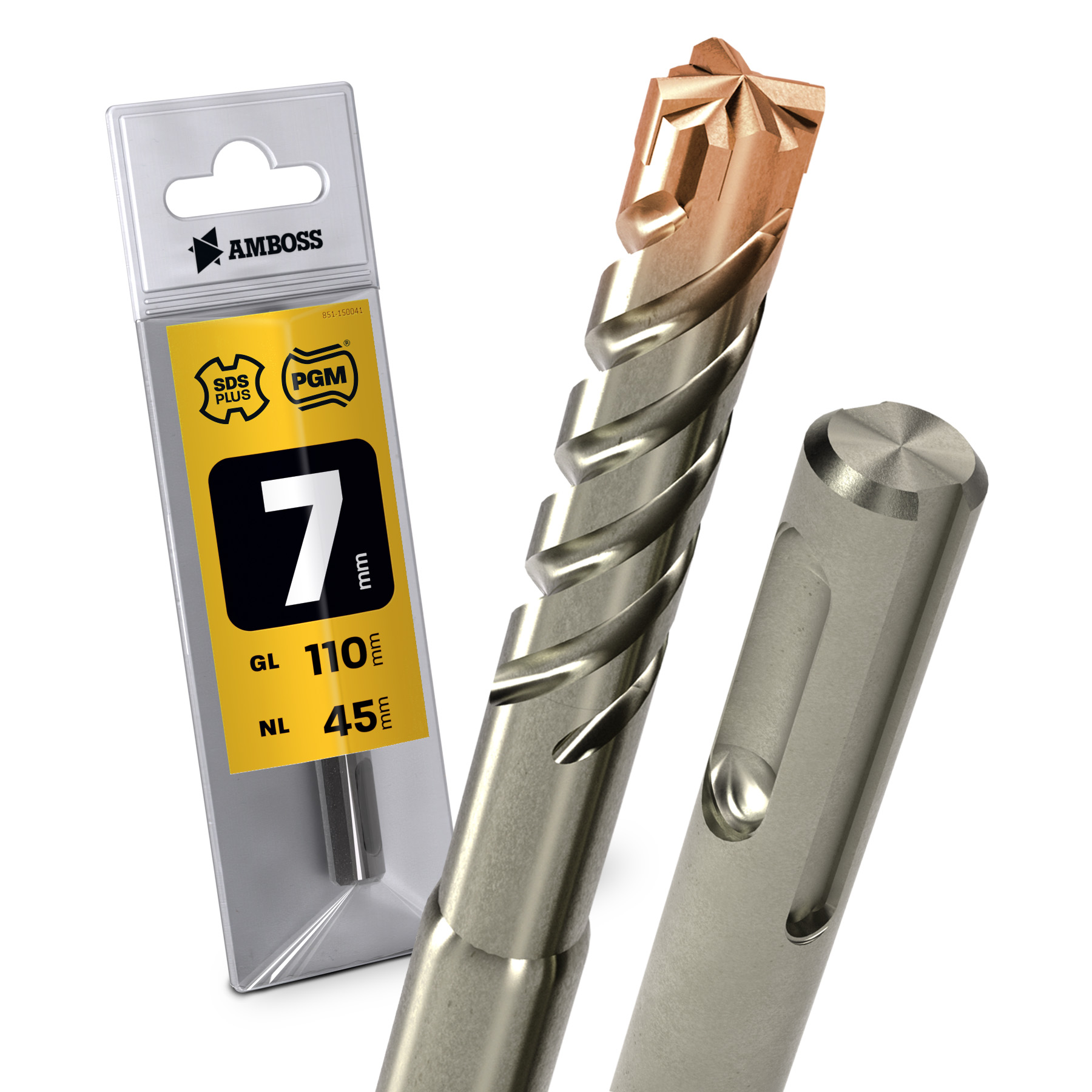 1x Bohrer SDS Plus Schaft - Ø:7 mm - GL: 110 mm