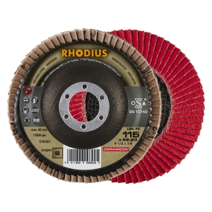 10x Rhodius LSK FK Fächerschleifscheibe Korn:60 Ø115mm