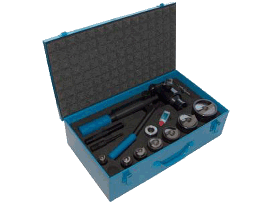 WAB POWER PUNCH Handhydraulikgerät komplett mit POWER SPLIT PLUS Spaltstempel, Blechlochersatz für VA-Material