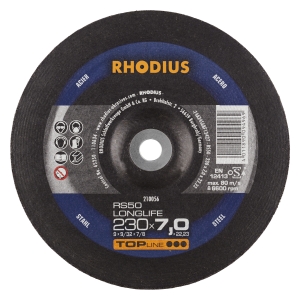 10x Rhodius RS66 Schruppschleifscheibe 230x7x22.23 mm