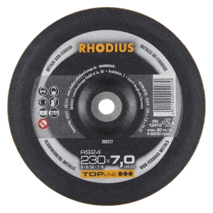 10x Rhodius RS24 Schruppschleifscheibe 230x7x22.23 mm