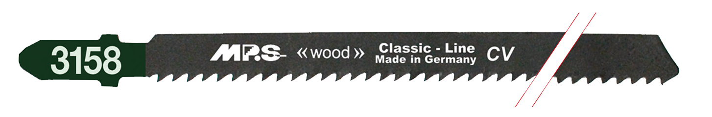 5x MPS 3158 Stichsägeblatt Länge 250/220 mm