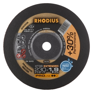 Rhodius XT38 Metall Trennscheibe | Ø230 mm - 1.9 mm -  22.23 mm | gerade
