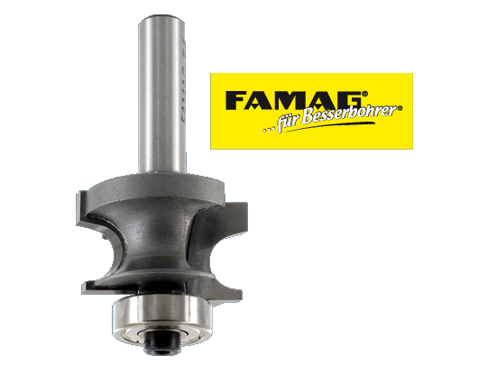 HM Kanten-Zierfräser 28.2 mm - Schaft:8 mm Z:2 NL:16 GL:57
