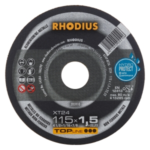 Rhodius XT24 Metall Trennscheibe | Ø115 mm - 1.5 mm -  22.23 mm | gerade