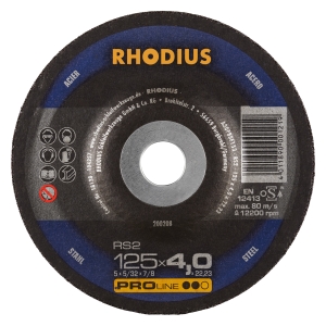 25x Rhodius RS2 Schruppschleifscheibe 125x4x22.23 mm