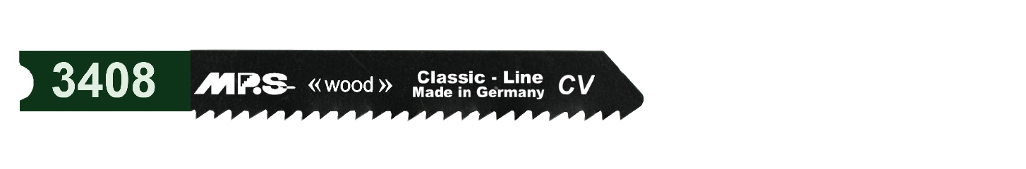 5x MPS 3408 Stichsägeblatt Länge 75/50 mm