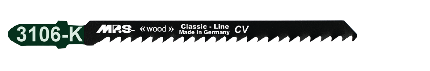 5x MPS 3106-K Stichsägeblatt Länge 100/75 mm