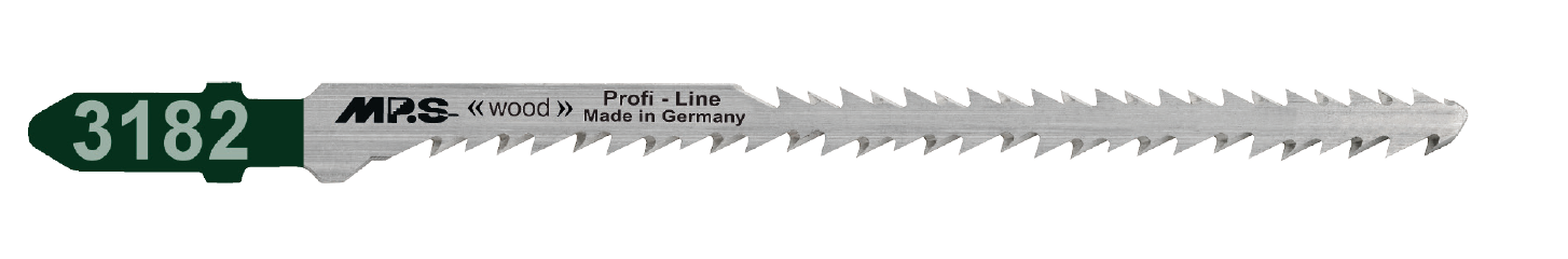 5x MPS 3182 Stichsägeblatt Länge 115/95 mm