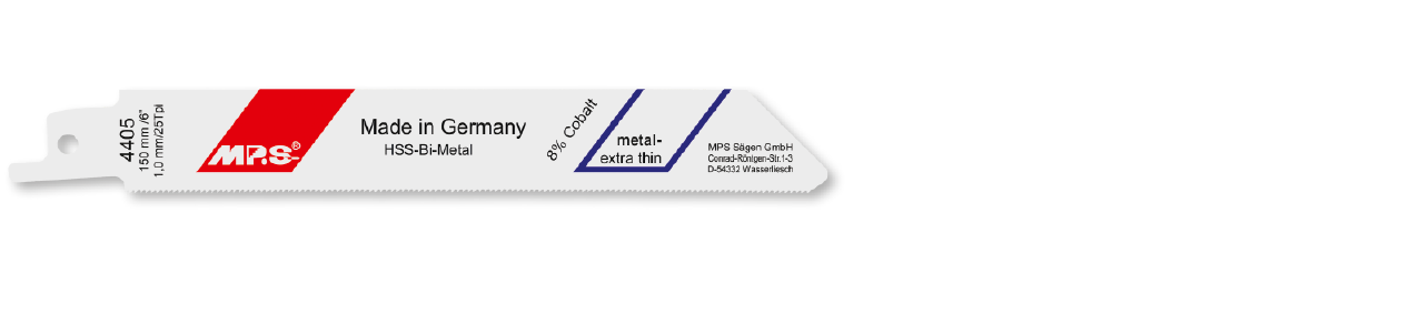 5x MPS Säbelsägeblatt Länge 150 mm