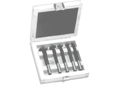 5-teiliger Satz im Holzkasten.