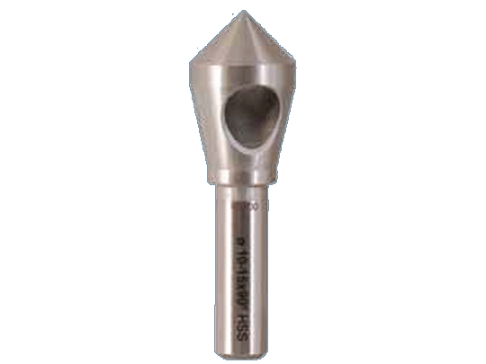 Querlochsenker 90 Grad HSS/Co5/TIALN - Kopf: 10.0 - 15.0 mm Schaft: 10