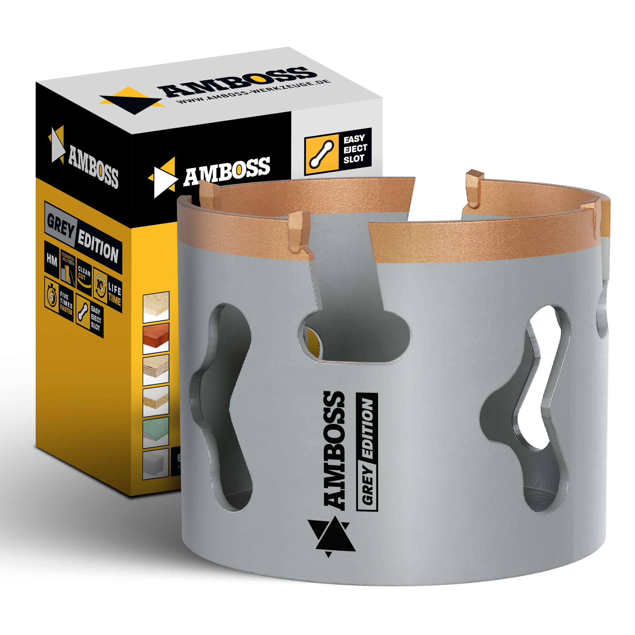 Amboss HM Multifunktions-Lochsäge Ø76 mm (ohne Aufnahme)