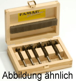 WS-Bormax 2.0 Satz im Holzkasten 7-teiliger Satz Ø 15, 20, 25, 30, 35, 40, 50 mm