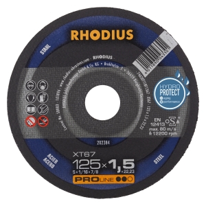 Rhodius XT67 Metall Trennscheibe | Ø125 mm - 1.5 mm -  22.23 mm | gerade