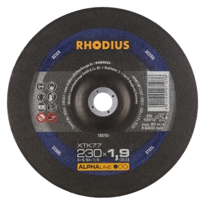 Rhodius XT77 Metall Trennscheibe | Ø230 mm - 1.9 mm -  22.23 mm | gekroepft