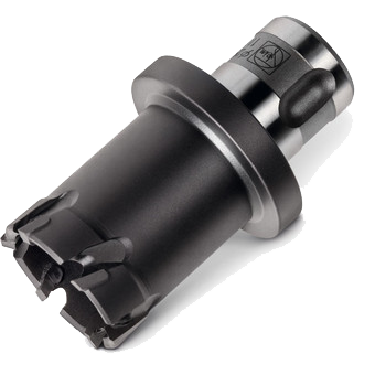 HM TIAlN Kernbohrer Ø 24 mm Quick-IN Plus - bis 20mm