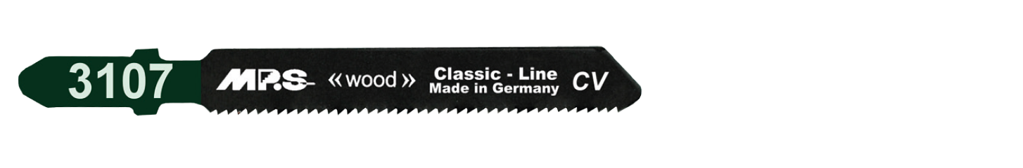 5x MPS 3107 Stichsägeblatt Länge 75/50 mm